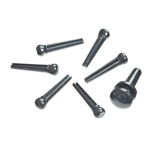 Pinos/Roldana Para Ponte Violão Folk Plástico D'Addario PWPS