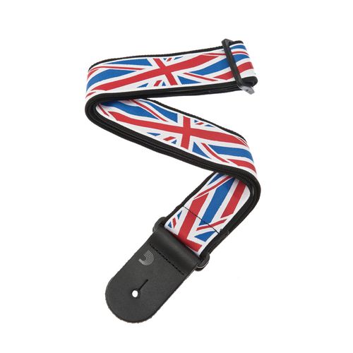 Correia Para Instrumentos Tecido Bandeira Reino Unido D'Addario 50A11