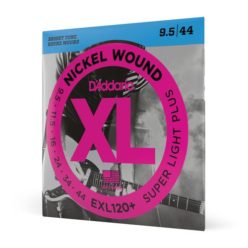 Encordoamento Para Guitarra 9.5-44 D'Addario XL Nickel EXL120+