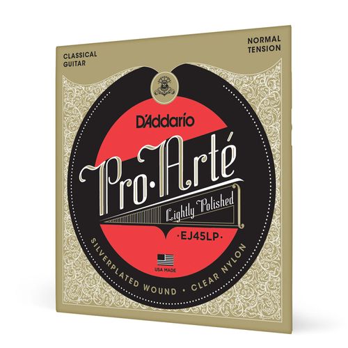 Encordoamento Para Violão Nylon D'Addario Pro-Arté Lightly Polished EJ45LP