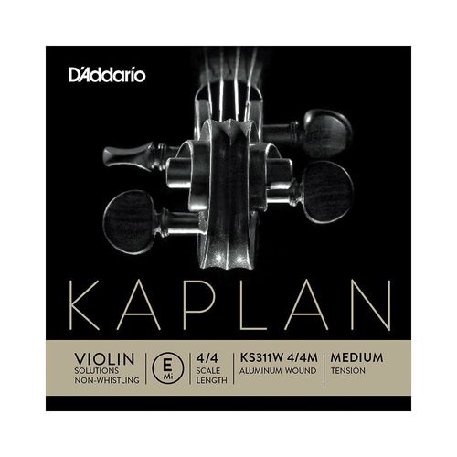 Corda Avulsa Para Violino MI Tensão Média D'Addario Kaplan KS311W 4/4M