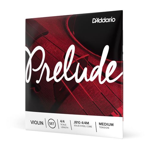 Encordoamento Para Violino Tensão Média D'Addario Prelude J810