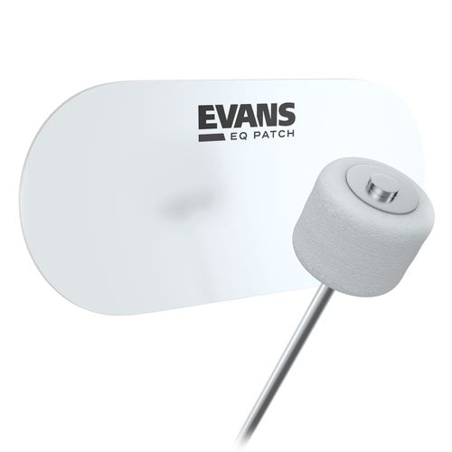 Pad Protetor Para Pele De Bumbo Pedal Duplo (2 Unidades) Evans EQ PATCH EQPC2