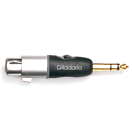Adaptador P10 Macho Para XLR Fêmea D'Addario Custom PW-P047AA