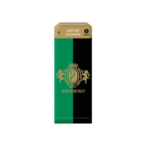 Palheta Saxofone Barítono 4.0 (5 Unidades) D'Addario Grand Concert Select RGC05BSX400