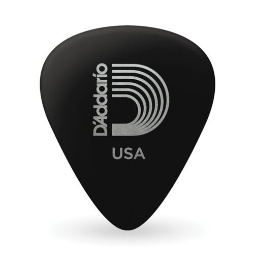 Palheta Para Instrumentos Preta D'Addario Celuloide