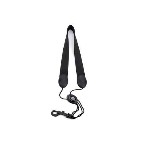 Correia Para Sax Tenor/Barítono Preta Com Trava D'Addario SLA13