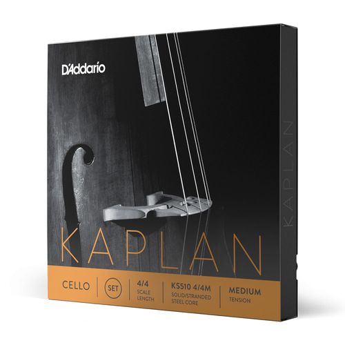 Encordoamento Para Violoncelo Tensão Média D'Addario Kaplan KS510 4/4M