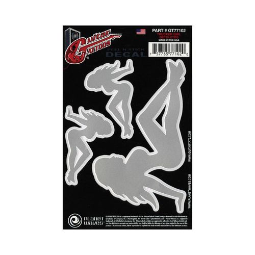 Adesivo Para Guitarra Trucker Girl Tattoo D'Addario GT77102