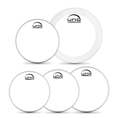 Kit De Peles Standard Uno By Evans G2 Porosa UPG2CTS22