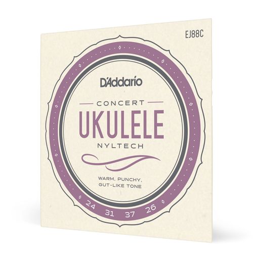 Encordoamento Para Ukulele Concerto D'Addario Nyltech EJ88C