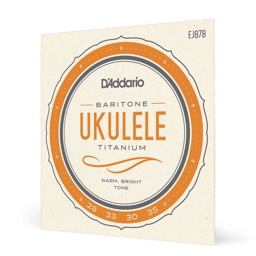 Encordoamento Para Ukulele Barítono D'Addario Pro-Arté Titanium EJ87B