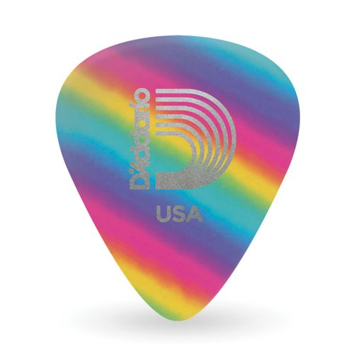 Palheta Para Instrumentos Arco-Iris D'Addario Celuloide