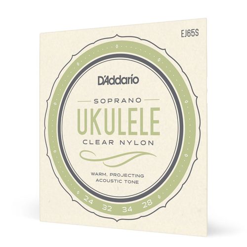 Encordoamento Para Ukulele Soprano D'Addario Pro-Arté Custom Extruded Clear Nylon EJ65S