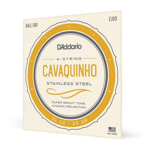 Encordoamento Para Cavaquinho Bolinha D'Addario Stainless Steel EJ93
