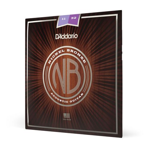 Encordoamento Para Violão Aço 11-52 D'Addario Nickel Bronze NB1152