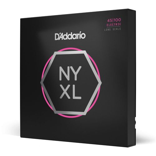 Encordoamento Para Baixo 4 Cordas 45-100 Escala Longa D'Addario NYXL45100