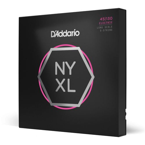 Encordoamento Para Baixo 5 Cordas 45-130 Escala Longa D'Addario NYXL45130