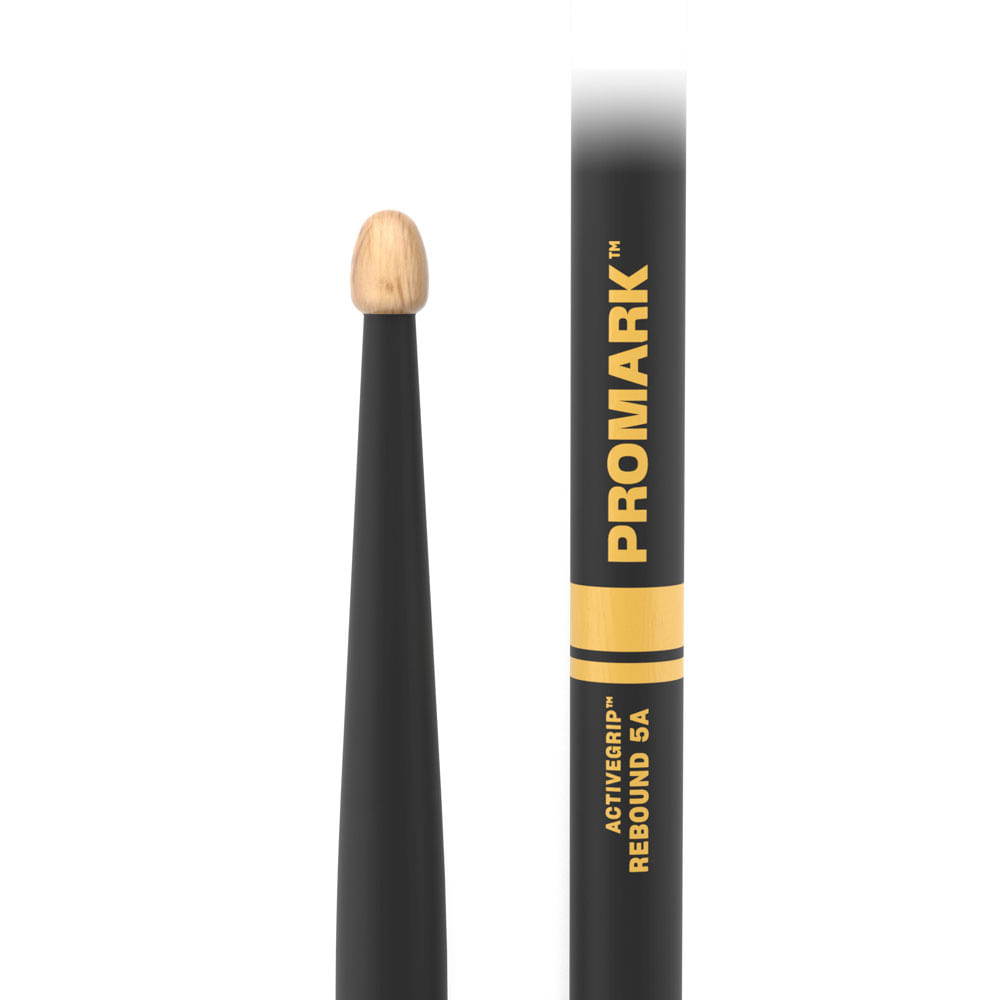 Baqueta Rebound (Rebote) 5A Ponta Madeira Acorn (Par) ProMark ActiveGrip R5AAG
