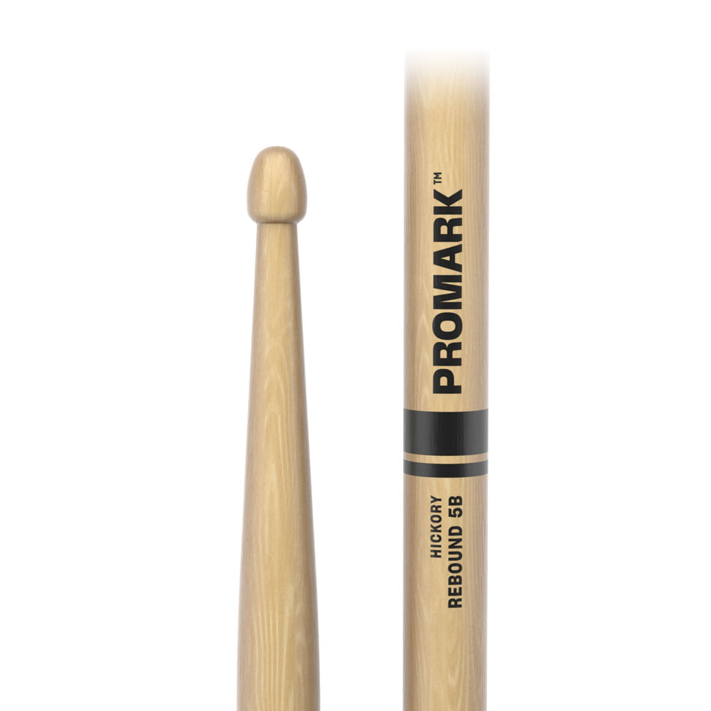 Baqueta Rebound (Rebote) 5B Ponta Madeira Acorn (Par) ProMark American Hickory RBH595AW