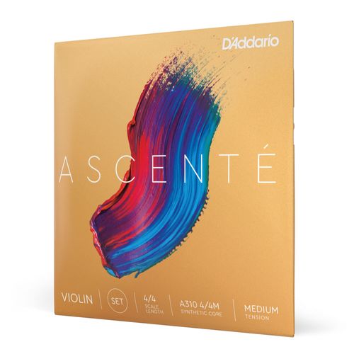 Encordoamento Para Violino Tensão Média D'Addario Ascenté A310 4/4M