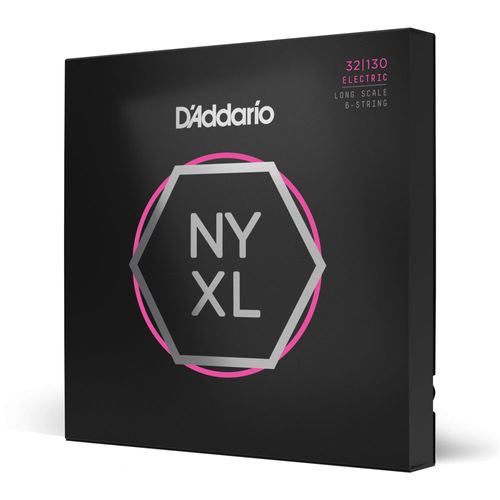 Encordoamento Para Baixo 6 Cordas 32-130 Escala Longa D'Addario NYXL32130