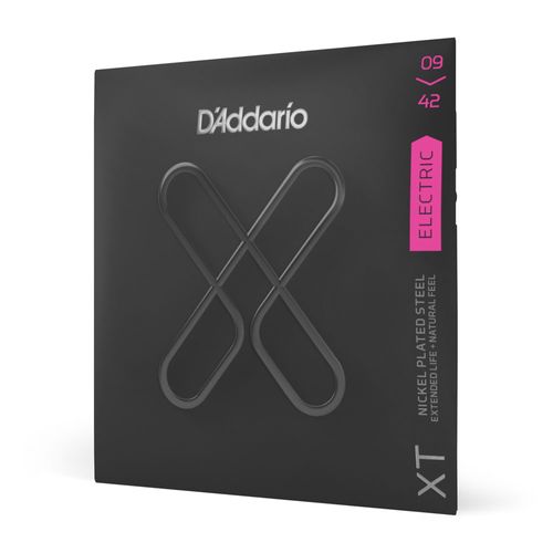 Encordoamento Para Guitarra Revestido 09-42 Tensão Extra-Leve D'Addario XT Nickel XTE0942