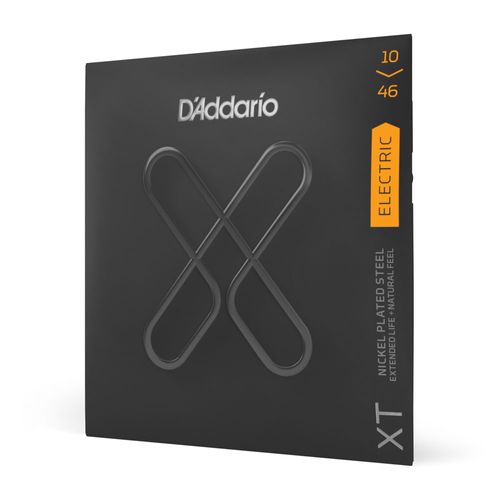 Encordoamento Para Guitarra Revestido 10-46 Tensão Média D'Addario XT Nickel XTE1046