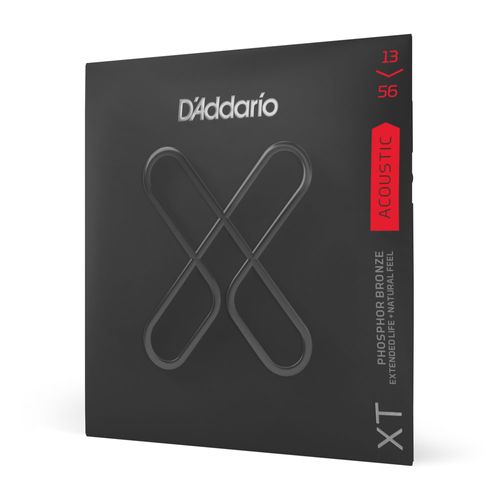 Encordoamento Para Violão Aço Revestido 13-56 Tensão Média D'Addario XT Phosphor Bronze XTAPB1356