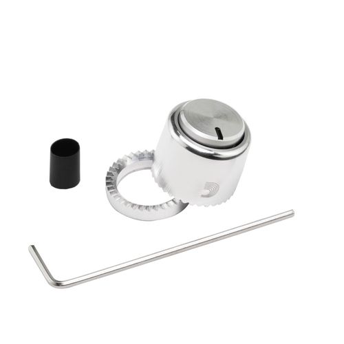 Knob De Alumínio Para Instrumentos E Periféricos Grande Prata D'Addario LokNob Pro PW-LNPL-01S