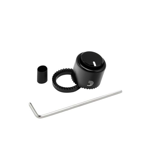 Knob De Alumínio Para Instrumentos E Periféricos Grande Preto D'Addario LokNob Pro PW-LNPL-01B