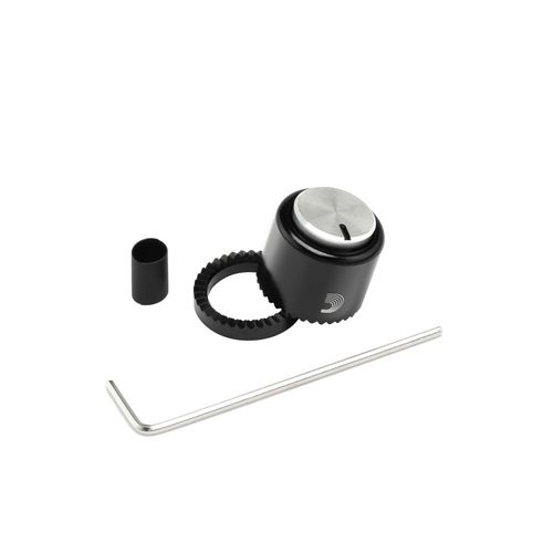 Knob De Alumínio Para Instrumentos E Periféricos Grande Preto/Prata D'Addario LokNob Pro PW-LNPL-01BS