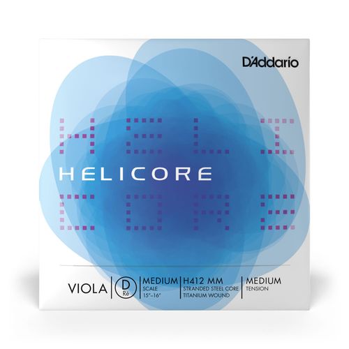 Corda Avulsa Para Viola De Arco RÉ Tensão Média D'Addario Helicore H412 MM