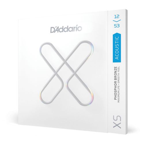 Encordoamento Para Violão Aço Revestido 12-53 Tensão Leve D'Addario Phosphor Bronze XSAPB1253