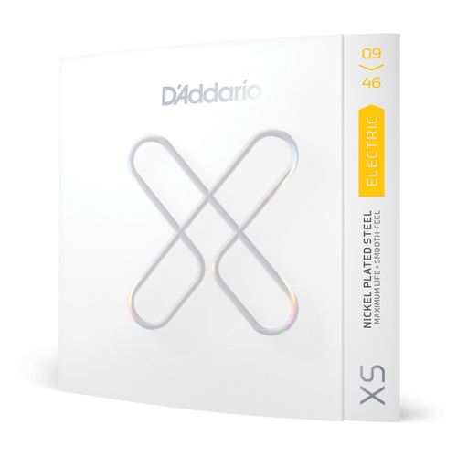 Encordoamento Para Guitarra Revestido 09-46 Tensão Extra-Leve/Média D'Addario XS Nickel XSE0946
