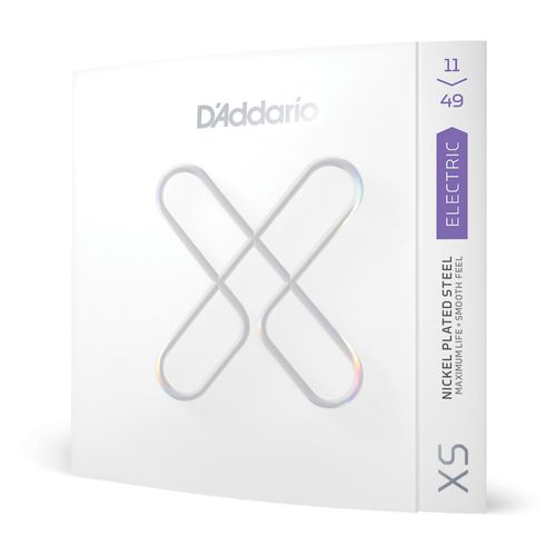 Encordoamento Para Guitarra Revestido 11-49 Tensão Média D'Addario XS Nickel XSE1149