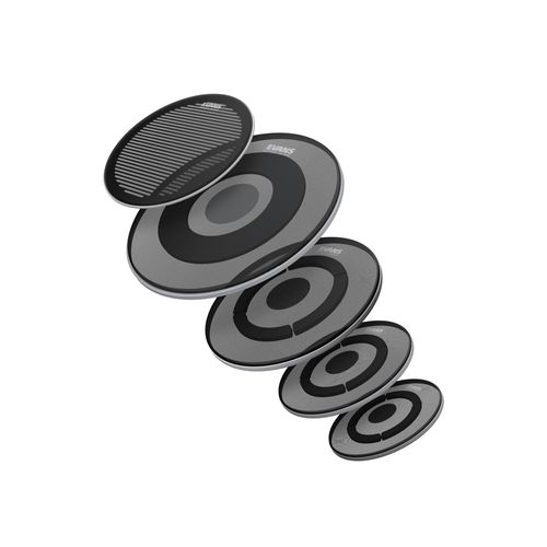 Kit De Peles Mudas Para Tons Rock + 1 Pele Para Caixa 14'' + 1 Pele Para Bumbo 22'' Evans dB One EPPB-DB1-R