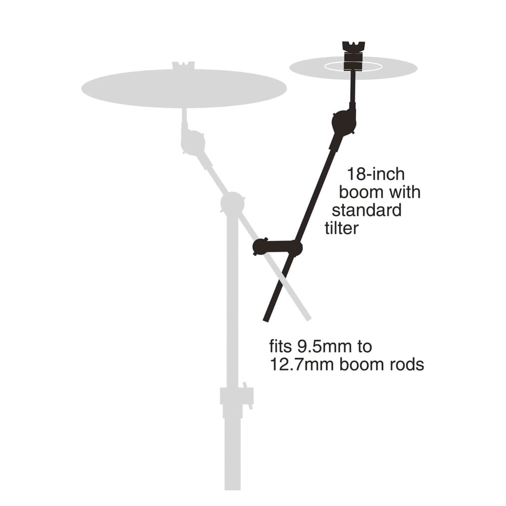 Extensor Para Prato Modelo Girafa Com Clamp Gibraltar SC-CLBRA