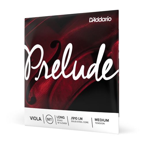 Encordoamento Para Viola De Arco Tensão Média Escala Longa D'Addario Prelude J910 LM
