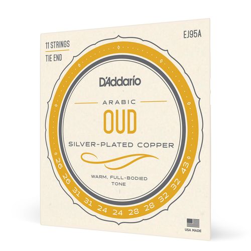 Encordoamento Para Oud DAddario Silver Plated Copper EJ95A