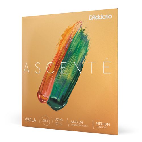 Encordoamento Para Viola De Arco Tensão Média Escala Longa D'Addario Ascenté A410 LM