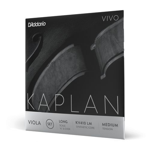 Encordoamento Para Viola De Arco Tensão Média Escala Longa DAddario Kaplan Vivo KV410 LM