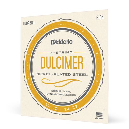 Encordoamento Para Dulcimer DAddario Nickel Plated Steel EJ64