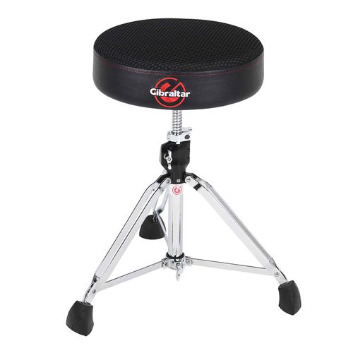 Banco Com Assento Redondo Revestido Com Malha Gibraltar 9808ARW