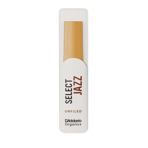 Palheta Saxofone Tenor 3S Unfiled (Unidade) DAddario Organic Select Jazz 25/ORRS01TSX3S-B25