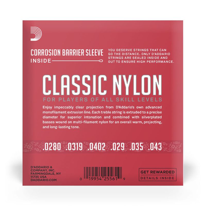 Kit Encordoamento Para Violão Nylon EJ27N-3D + Óleo De Limão PW-LMN + Encordoamento Baixo 4 Cordas .045 D'addario Nyxl45100 -1757342349522