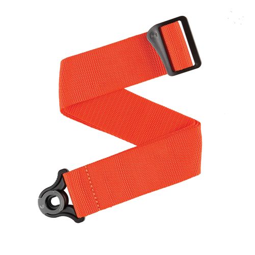 Correia Para Instrumentos Polipropileno Laranja Com Trava D'Addario Auto Lock PWSAL404